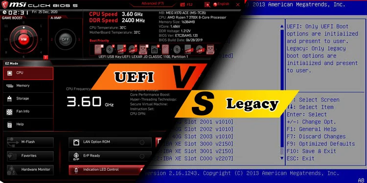 UEFI или Legacy BIOS: Ключевые отличия, определяющие выбор