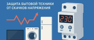 Реле напряжения: защита бытовой техники от скачков напряжения